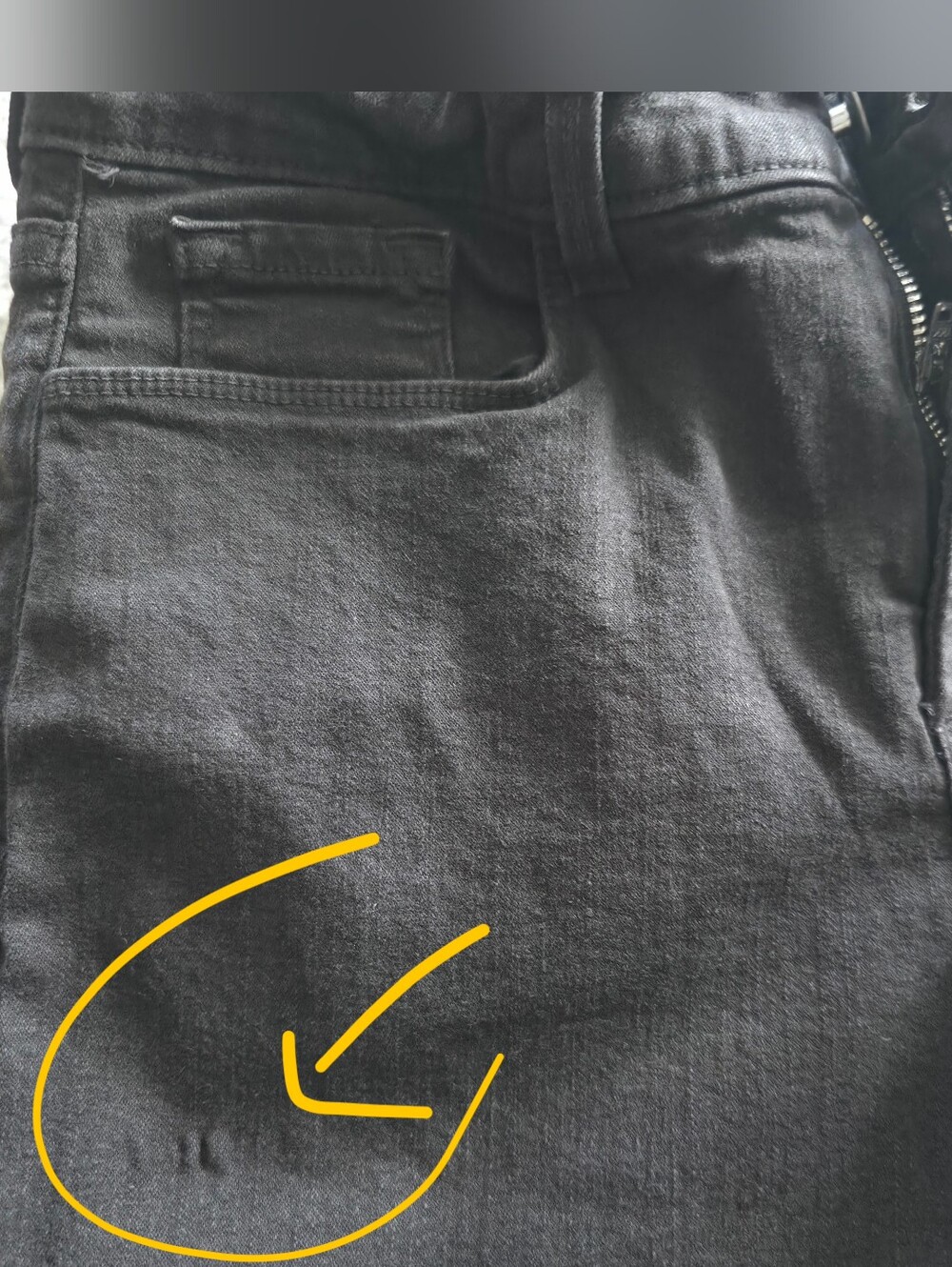Jeans Dark Wash Made In The USA Size 8 Womens - Picture 10 of 10